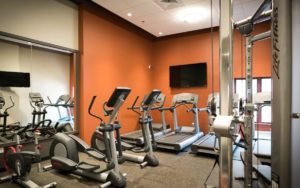 Apartment on-site fitness center at Shadyside Commons in Pittsburgh, PA