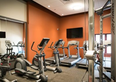 Apartment on-site fitness center at Shadyside Commons in Pittsburgh, PA